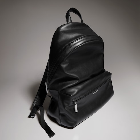 Zaino grande con targhetta Gucci