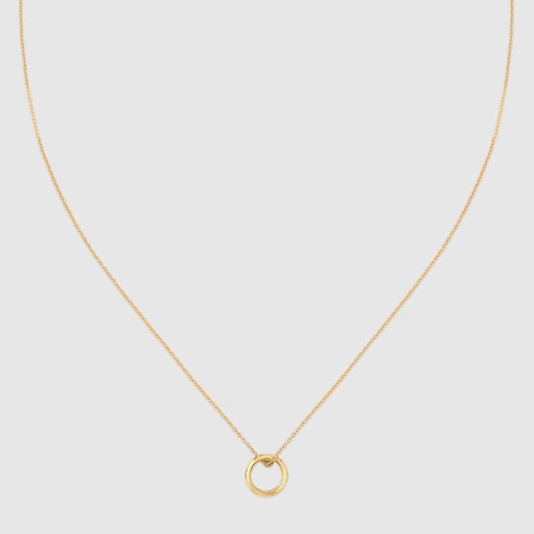 極美品‼️GUCCI GGアイコンチェーンネックレス アイコン〕GG 18K チェーン ネックレス ・18K イエローゴールド