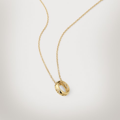Collier chaîne Icon 18 carats à motif GG