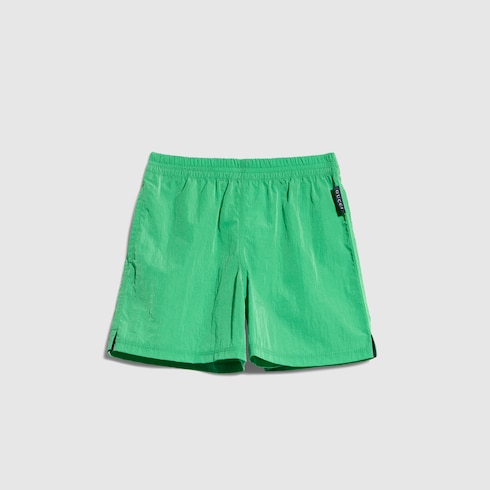 チルドレンズ〕ナイロン フロワッセ ショートパンツ ・グリーン