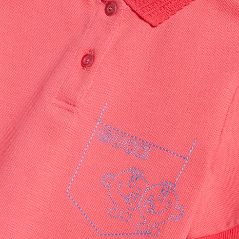 チルドレンズ〕コットンピケ ドレス ・ピンク | GUCCI公式