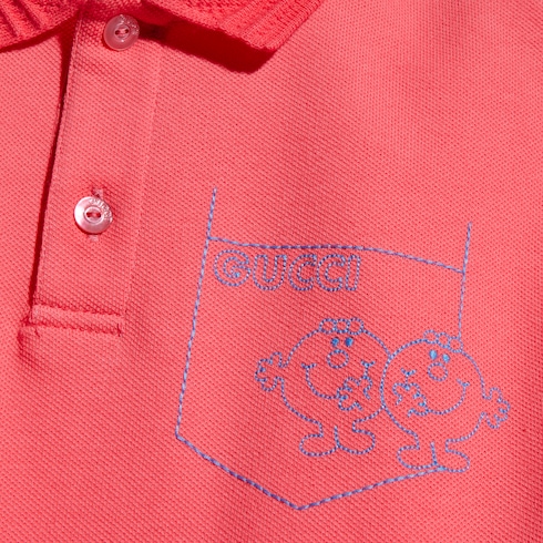 Children's cotton piquet polo shirt