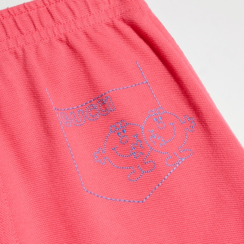 Short de piqué de algodón infantil