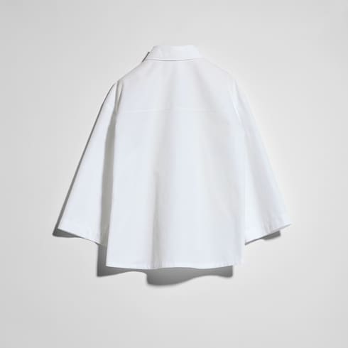 Camisa infantil de popelina de algodón con GG