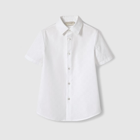 Chemise pour enfant en popeline GG