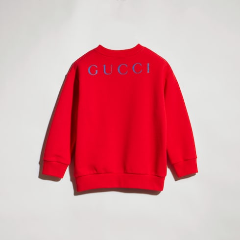Sweat-shirt pour enfant en coton avec imprimé