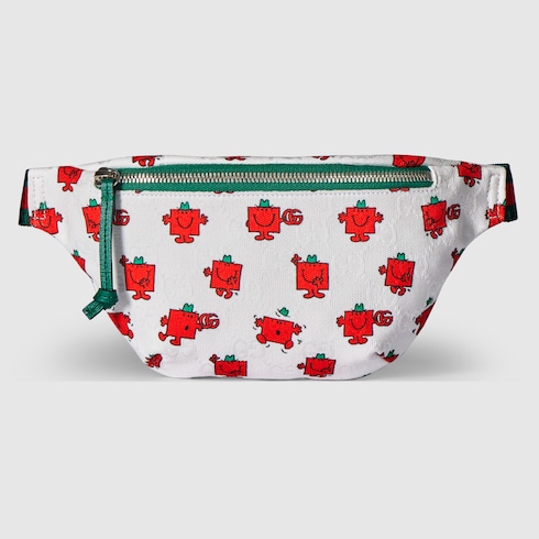 Children's printed GG belt bag in white GG canvas | GUCCI® US