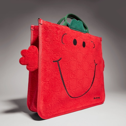 Children's GG tote bag with embroidery