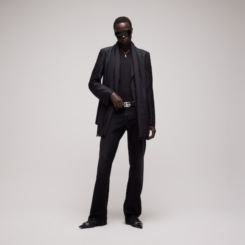 GG wool silk jacquard stole