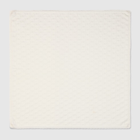 Couverture pour bébé en coton à motif GG