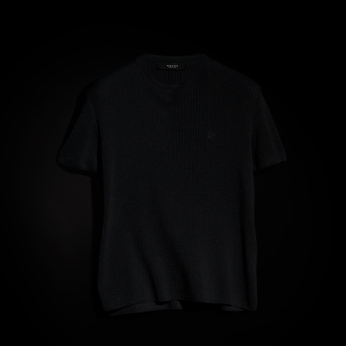 T-shirt en tissu tricoté technique