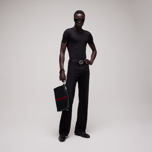 Mega Web Trademark medium crossbody bag