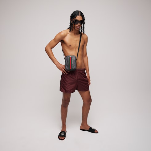Costume da bagno in popeline di poliestere stampato