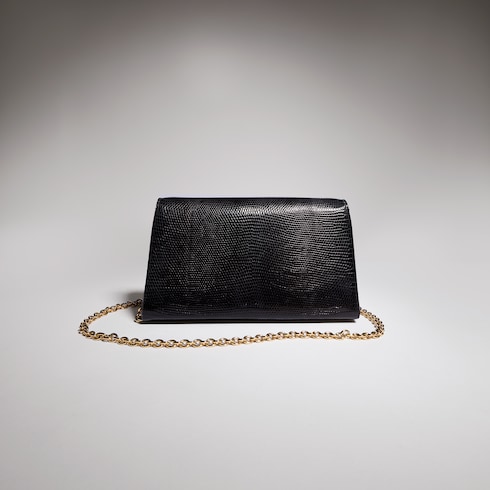 Dionysus kleine Schultertasche aus Eidechsenleder