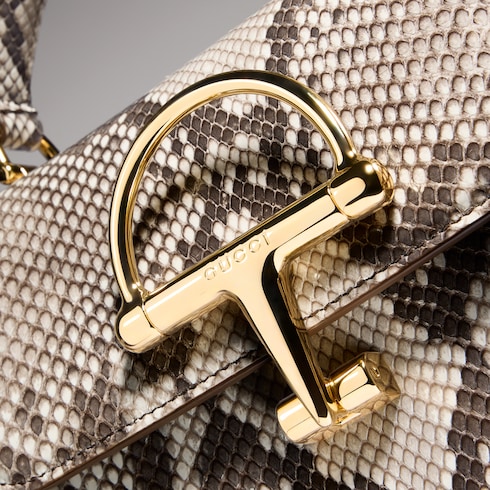 Gucci Siena python small top handle bag