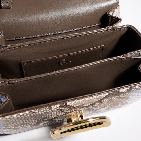 Gucci Siena python small top handle bag
