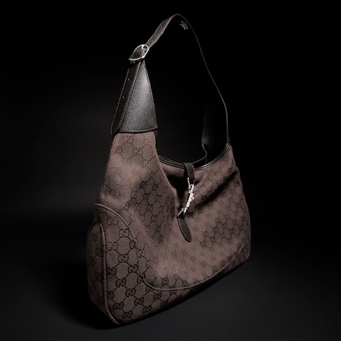 Gucci Jackie 1961系列大号斜挎手袋