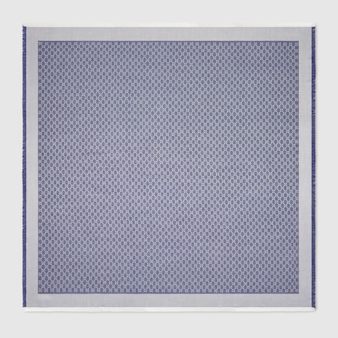 GG silk wool shawl