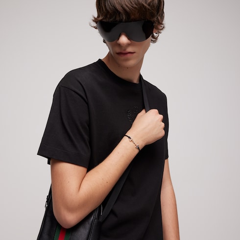 สร้อยข้อมือ Gucci Staff leather bracelet
