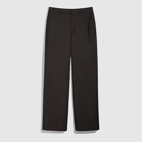GUCCI ピンストライプ ウールモヘア パンツ