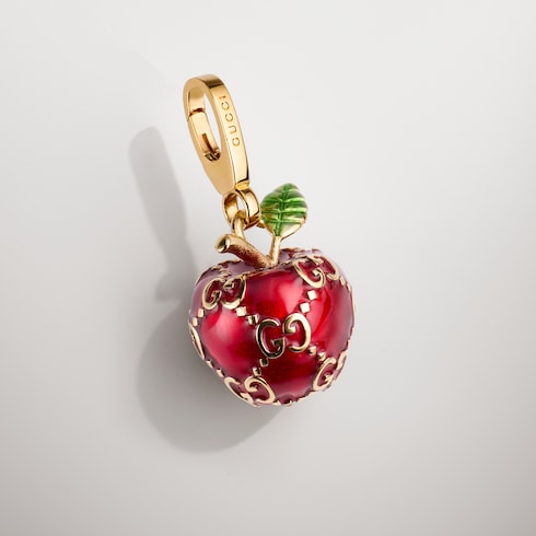 Breloque motif pomme