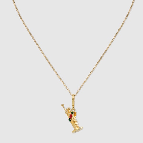 Statue of Liberty pendant chain necklace