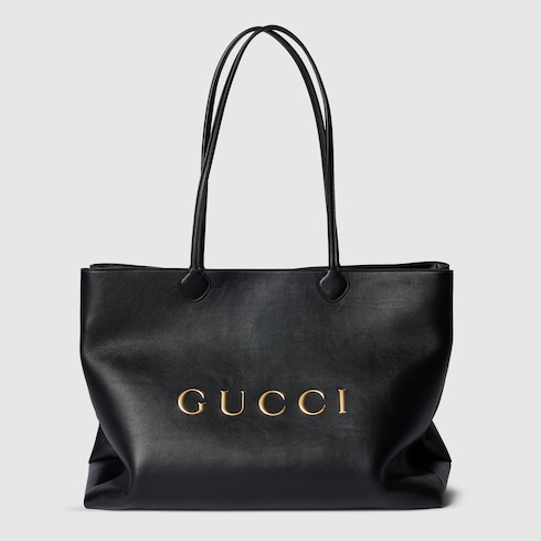 グッチ NY ラージ トートバッグ ・ブラックレザー | GUCCI公式