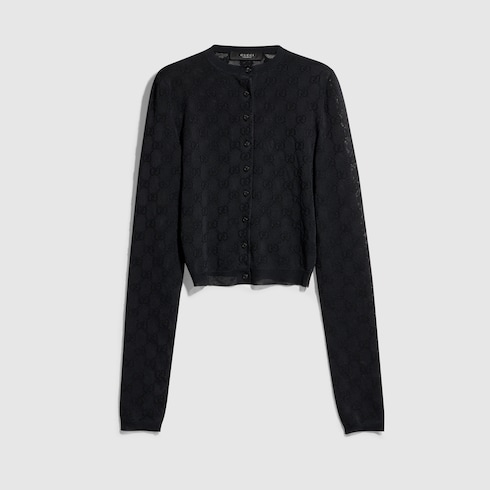 GUCCI ファインクレープヴィスコース カーディガン