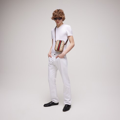 Pantalon en denim de coton