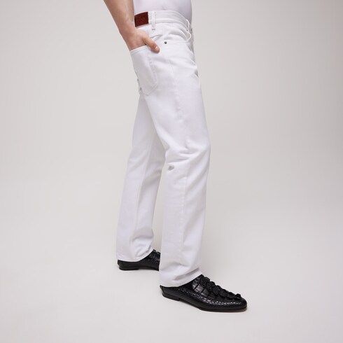 Pantalon en denim de coton