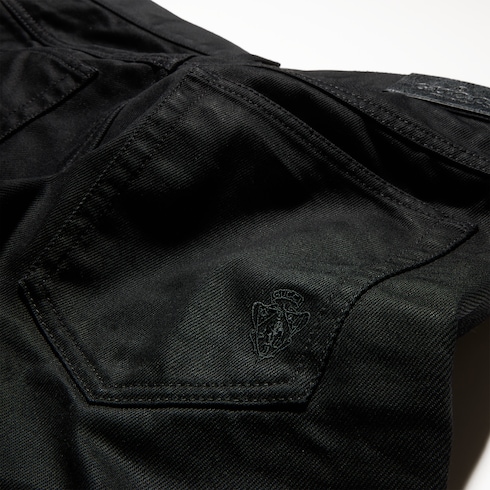 กางเกง Cotton denim pant with embroidery