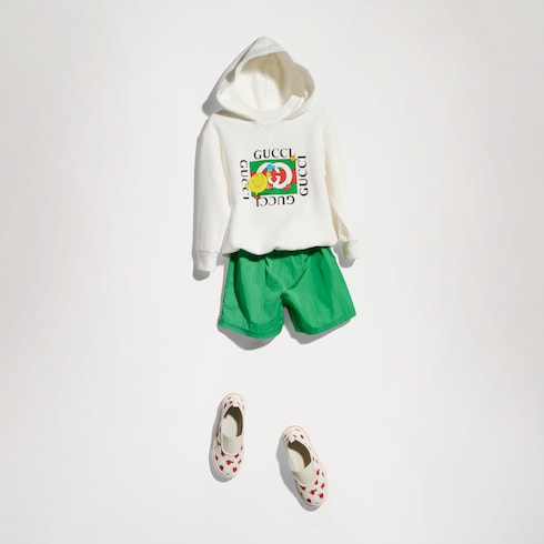 Sudadera infantil de algodón con estampado