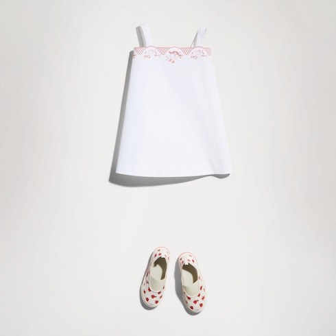 Robe pour enfant en jacquard de coton GG