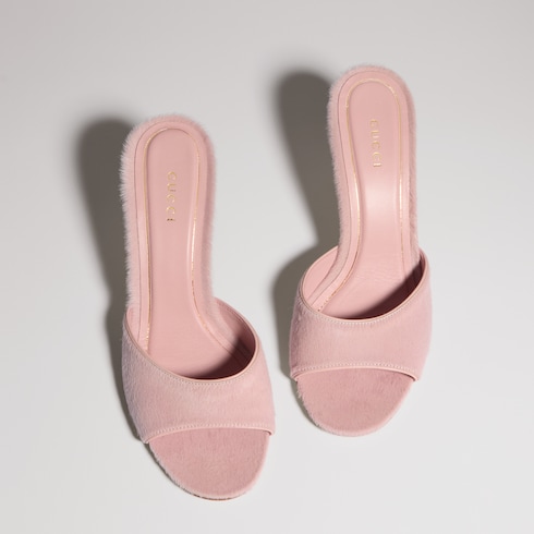 Sandalo slider donna con motivo Bamboo