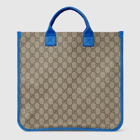 Bolso tote infantil con GG y estampado