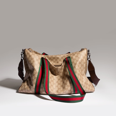 Bolsa de viaje mediana con tribanda Web
