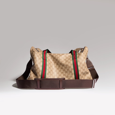 Bolsa de viaje mediana con tribanda Web