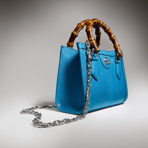 حقيبة اليد الصغيرة Gucci Diana من جلد السحلية