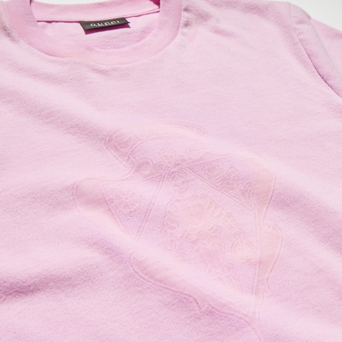 Cotton jersey T-shirt with print