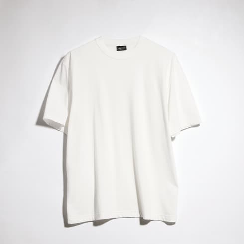 饰刺绣棉丝混纺针织T恤