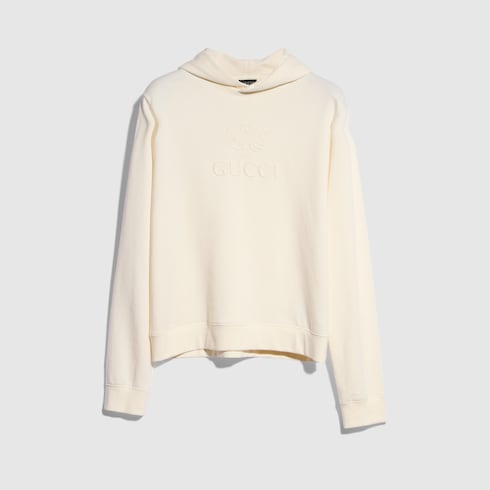 GUCCI エンブロイダリー付き カシミアジャージー スウェットシャツ