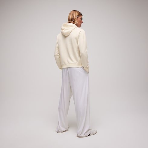 Sweatshirt aus Kaschmir-Jersey mit Stickerei