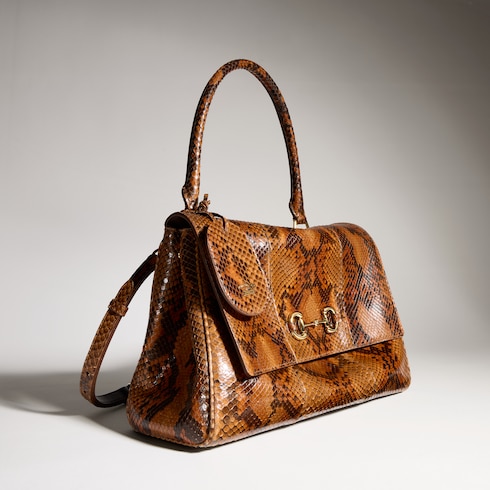 Paparazzo python medium top handle bag