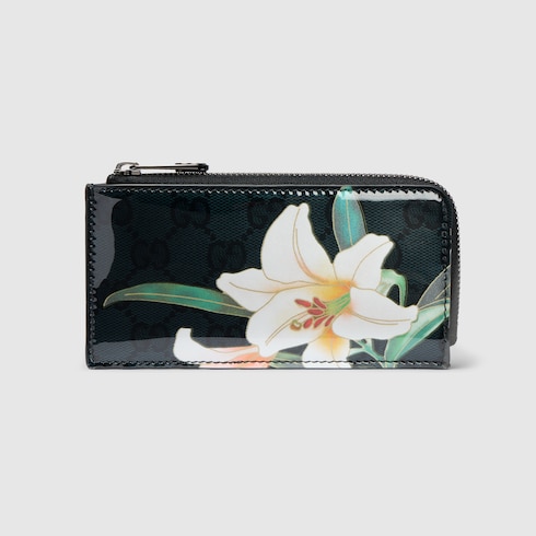 Gucci x 安藤七宝店 日本限定 カードケース ・ブラック GGレザー