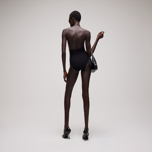 Bodysuit de jersey elástico con GG