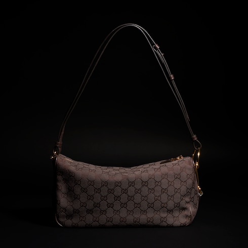 Borsa a spalla Gucci Half Horsebit misura media