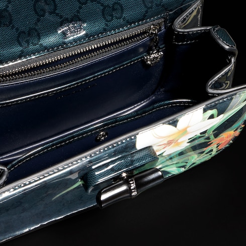 Gucci x Ando Cloisonné Bamboo 1947 small bag