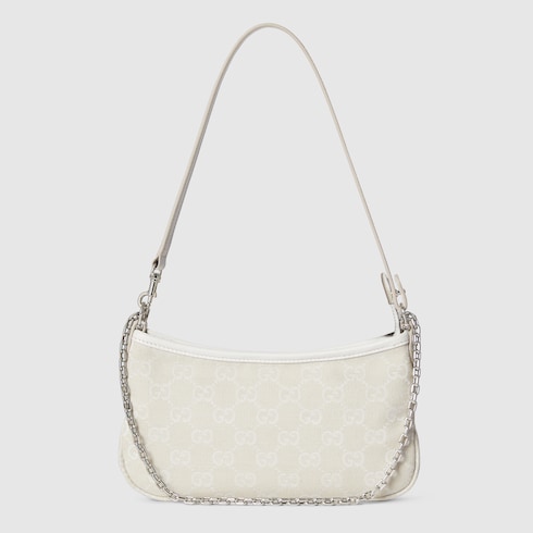Gossip small shoulder bag in ivory GG canvas | GUCCI® CH