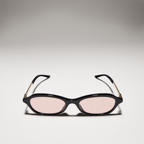 Oval-frame sunglasses