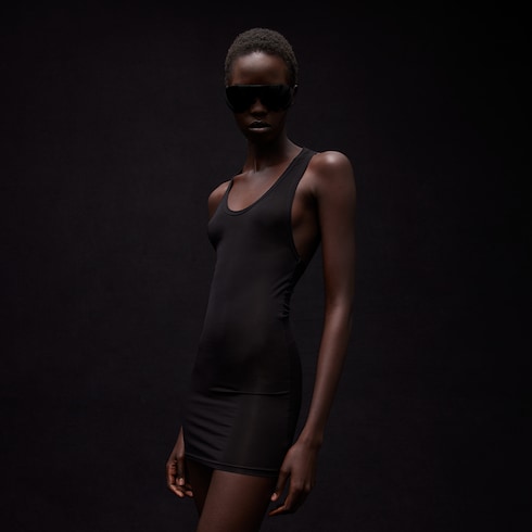 Robe en crêpe de jersey